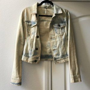 Free people light denim jacket